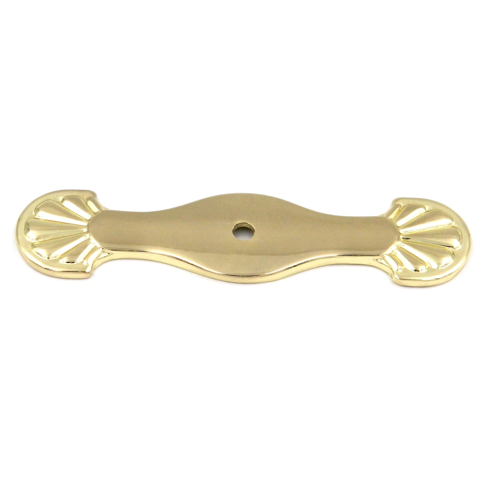 Hickory Hardware Newport Polished Brass Cabinet Knob Pull Backplate P544-PB