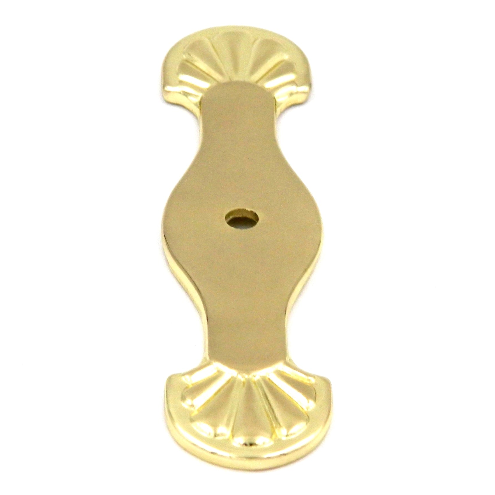 Hickory Hardware Newport Polished Brass Cabinet Knob Pull Backplate P544-PB