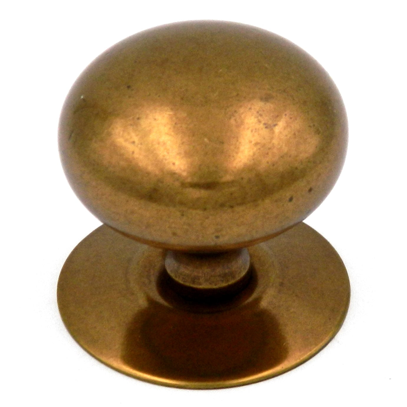 Hickory Hardware Pallazzo Antique Brass Round 1 3/8" Solid Brass Cabinet Knob P546-AB