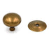 Hickory Hardware Pallazzo Antique Brass Round 1 3/8" Solid Brass Cabinet Knob P546-AB