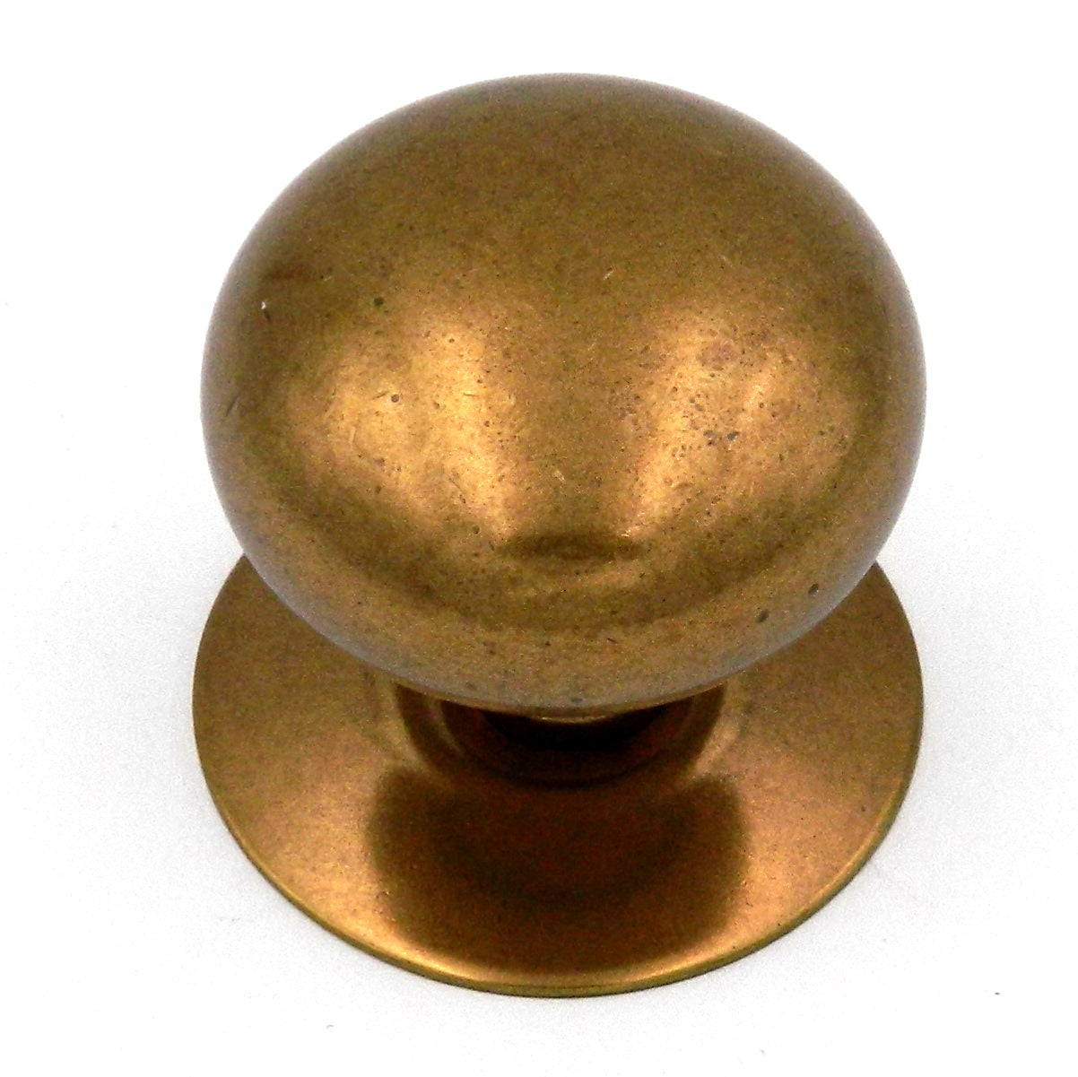 Hickory Hardware Pallazzo Antique Brass Round 1 3/8" Solid Brass Cabinet Knob P546-AB