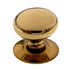 Belwith Pallazzo Polished Brass 1 1/4" Round Cabinet Knob 