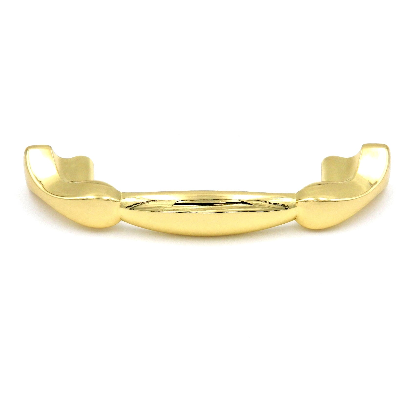 Hickory Hardware Polished Accents Polished Brass 3"cc Cabinet Handle P554-PB