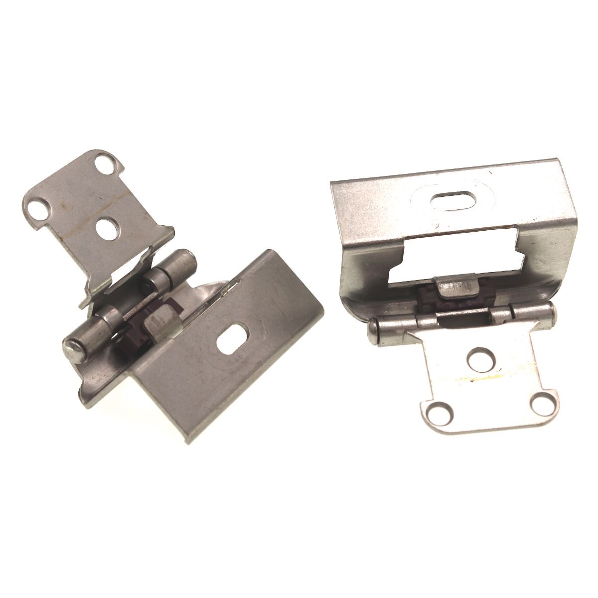 Hickory Hardware Full Wrap Self-Close Hinge 1/2" Overlay Satin Nickel P5710F-SN