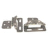 Hickory Hardware Satin Nickel Self-Closing Wrap 1/4" Overlay Hinges P60010F-SN