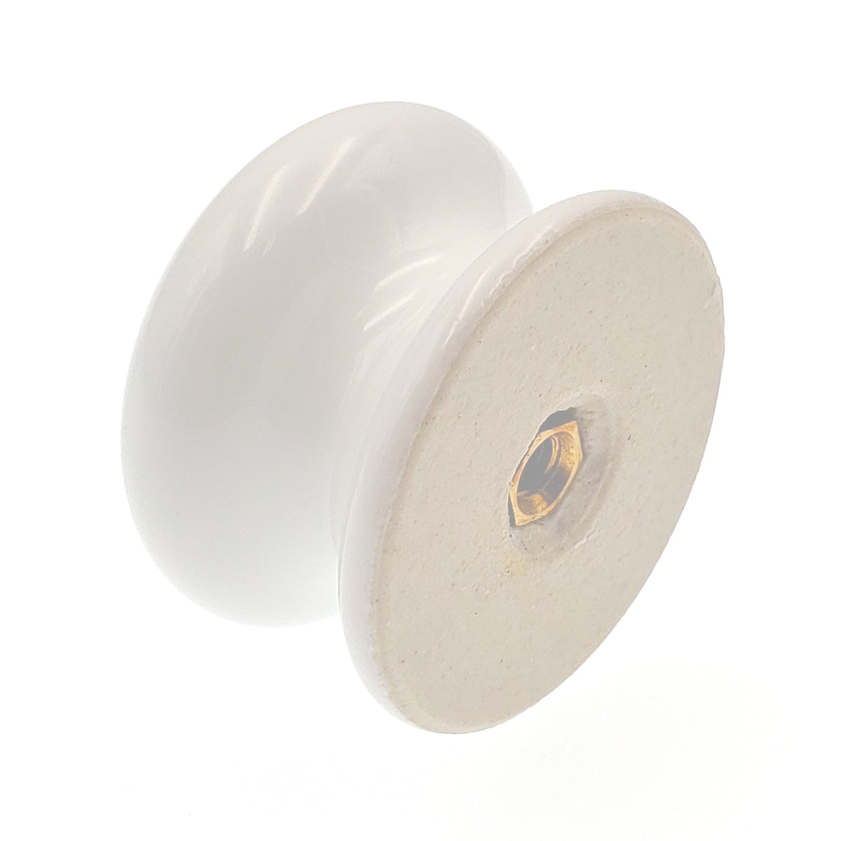 Hickory Hardware English Cozy White 1 1/4" Cabinet Knob P6105-W