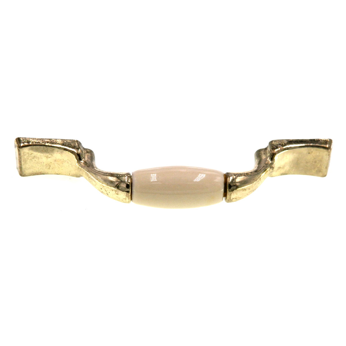 Belwith Tranquility P672-PAD Polished Brass Almond 3" CTC Cabinet Handle