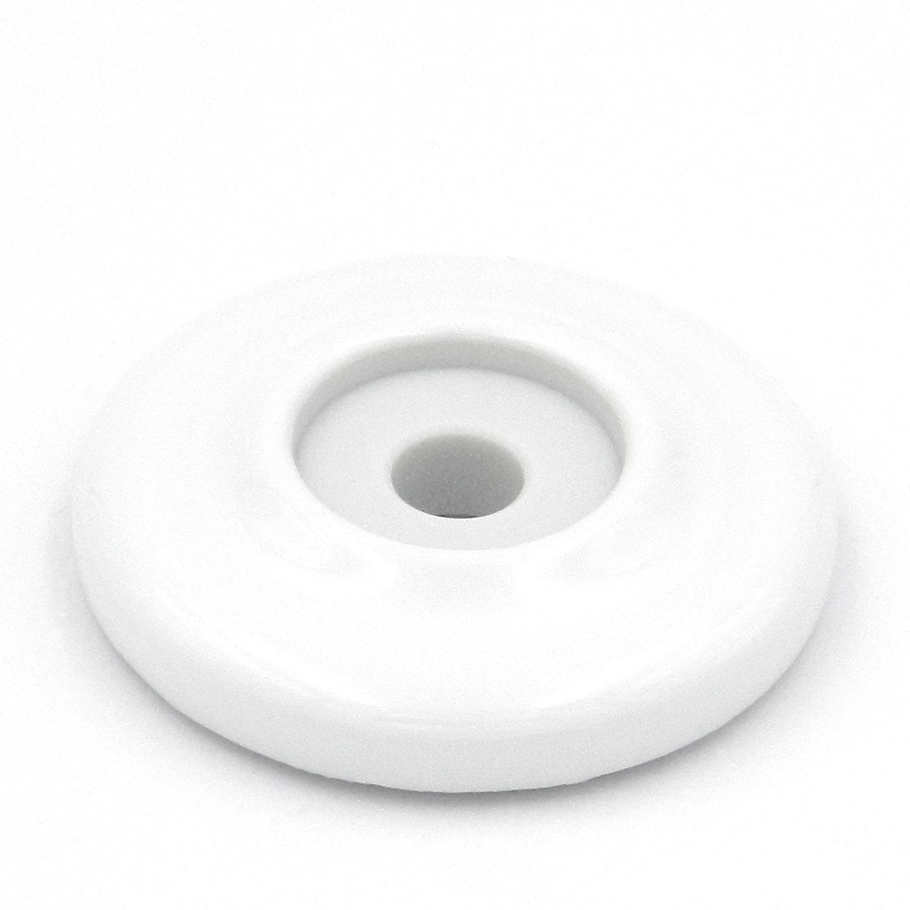 Hickory Hardware English Cozy White Porcelain 1 5/8" Cabinet Knob Backplates P68-W