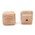 Set of 2 Hickory Hardware Woodcraft 1 1/4" Unfinished Wood Square Cabinet Knobs P681-UW