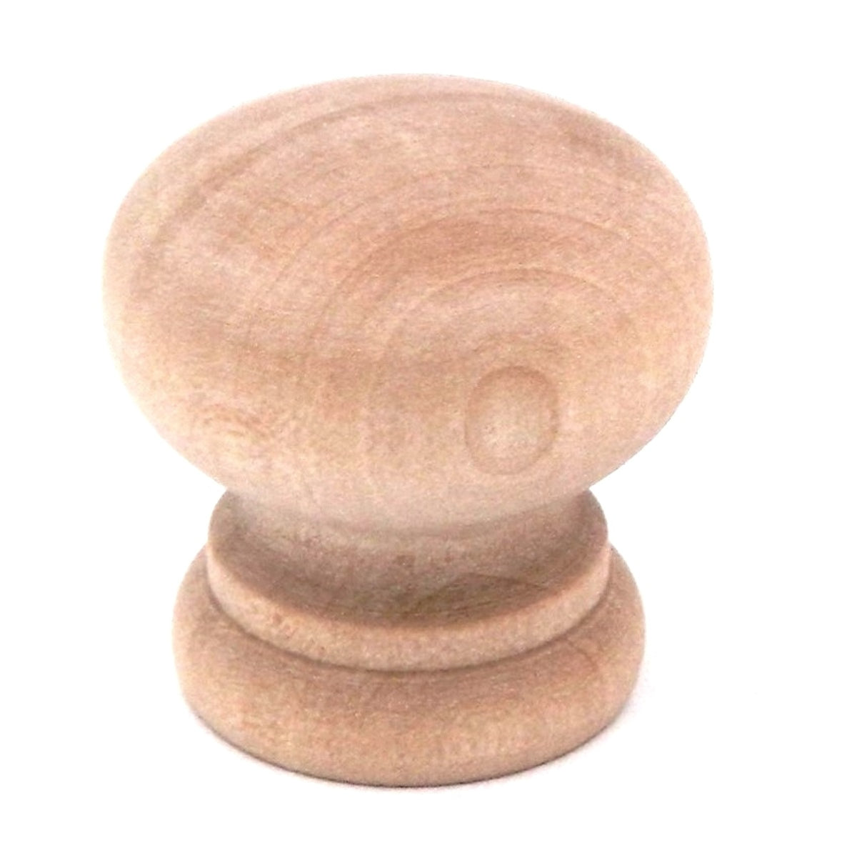 Hickory Hardware Natural Woodcraft Unfinished Wood Round 1 1/4" Cabinet Knob P684-UW