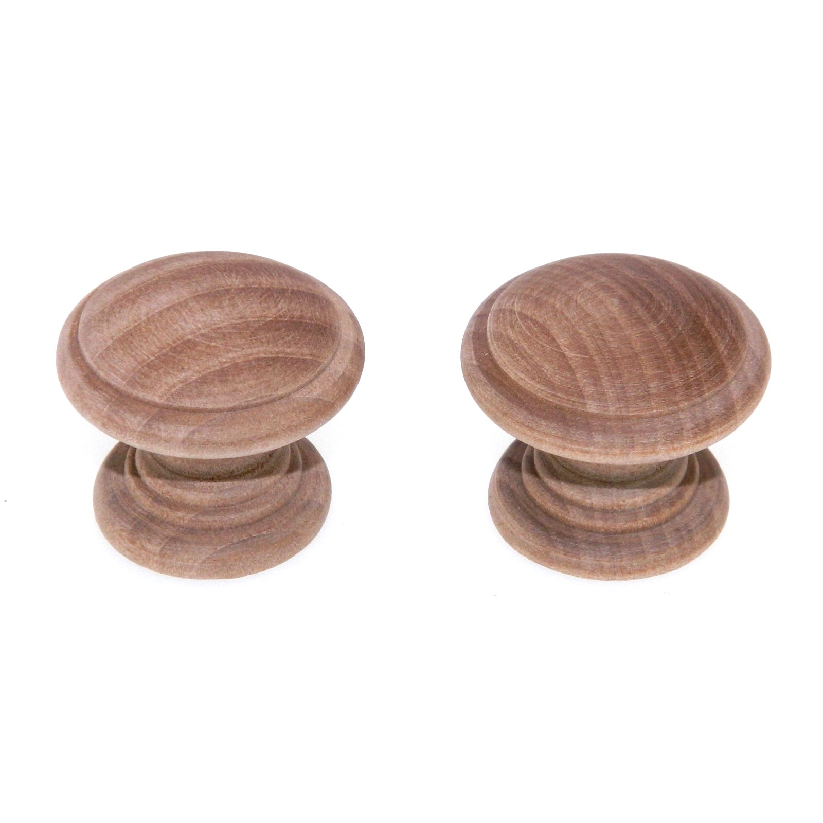 Belwith Natural Woodcraft Unfinished Wood 1 1/4" Round Cabinet Knob 