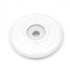 Hickory Hardware P69-W English Cozy 2" White Cabinet Knob Backplate