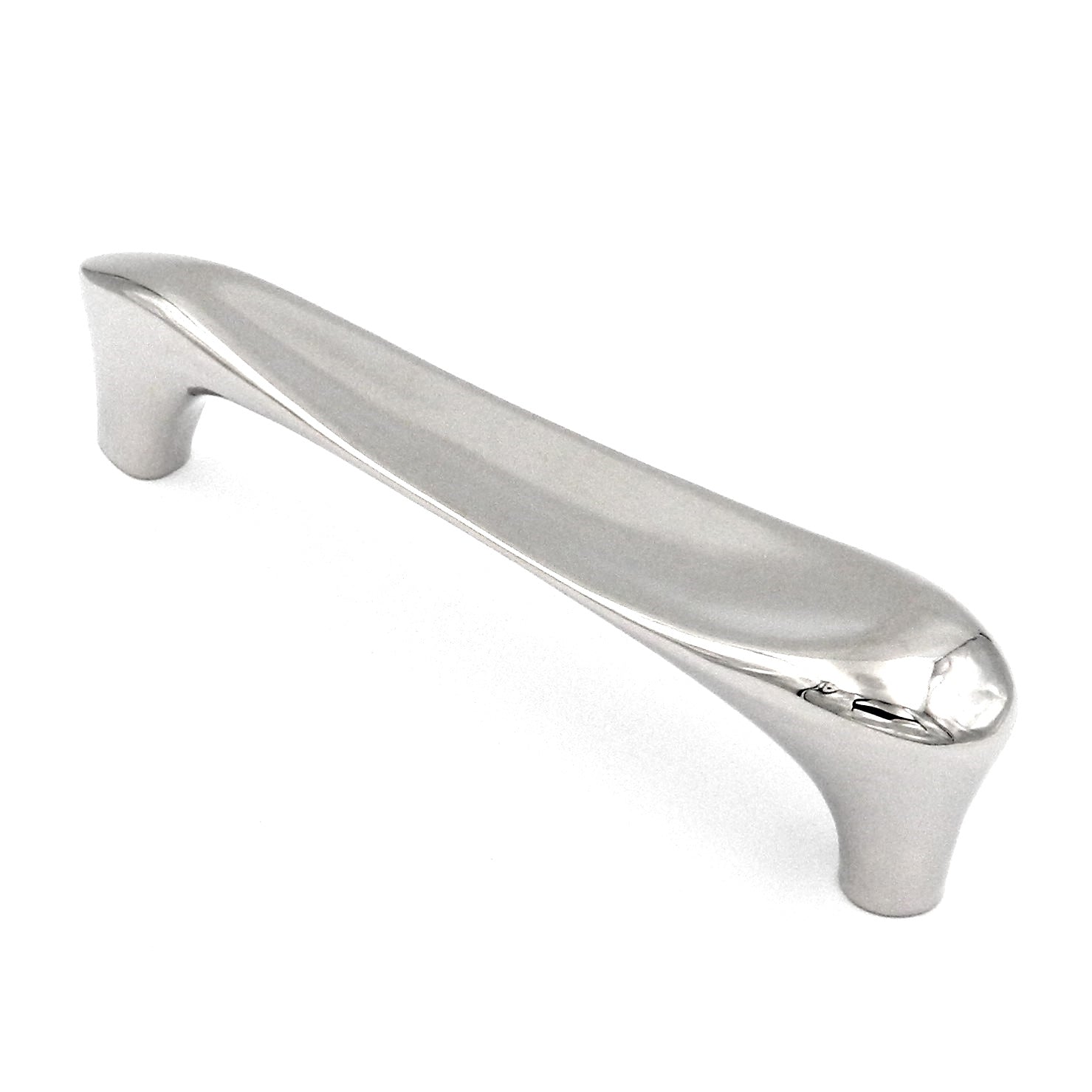 Hickory Metropolis 3 3/4" (96mm)cc Bright Nickel Cabinet Handle Pull P6996-14