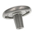 10 Pack Hickory Hardware Tranquility 1 1/8" Satin Nickel and White Round Cabinet Knob P709-SNW