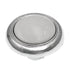 10 Pack Hickory Hardware Eclipse Chrome & White Porcelain Round 1 1/4" Porcelain Cabinet Knob P710-CH