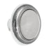 Hickory Hardware Eclipse Chrome & White Porcelain Round 1 1/4" Porcelain Cabinet Knob P710-CH