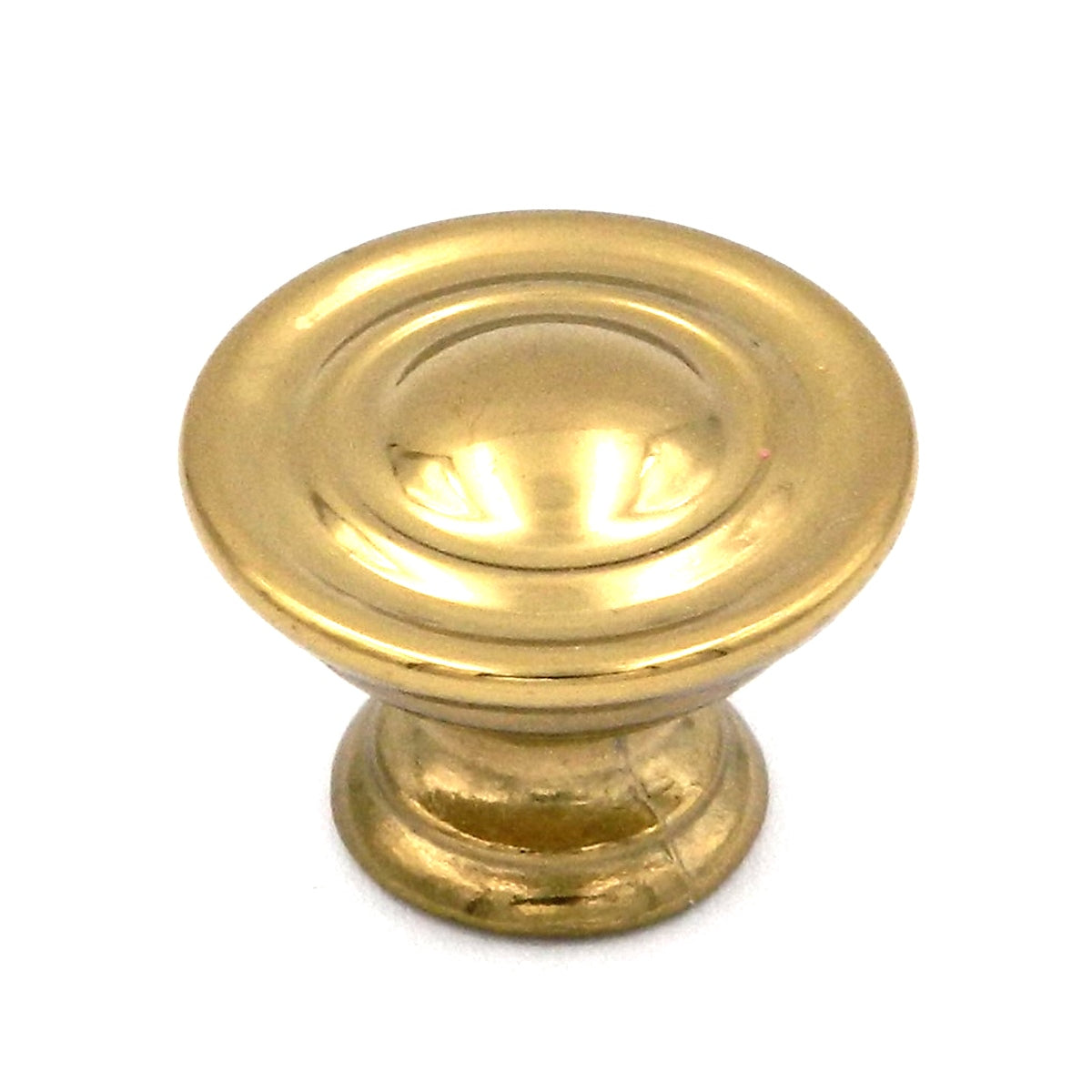 Belwith Hickory P718-UB Ultra Brass 1" Round Cabinet Knob Pull