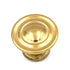 Belwith Hickory P718-UB Ultra Brass 1" Round Cabinet Knob Pull