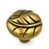 Hickory Hardware Touch of Spring 1 1/4" Lancaster Hand Polished Brass Round Cabinet Knob P7301-LP