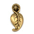 Belwith P7307-LP Lancaster Brass 2" Leaf Pendant Knob Pulls Touch of Spring