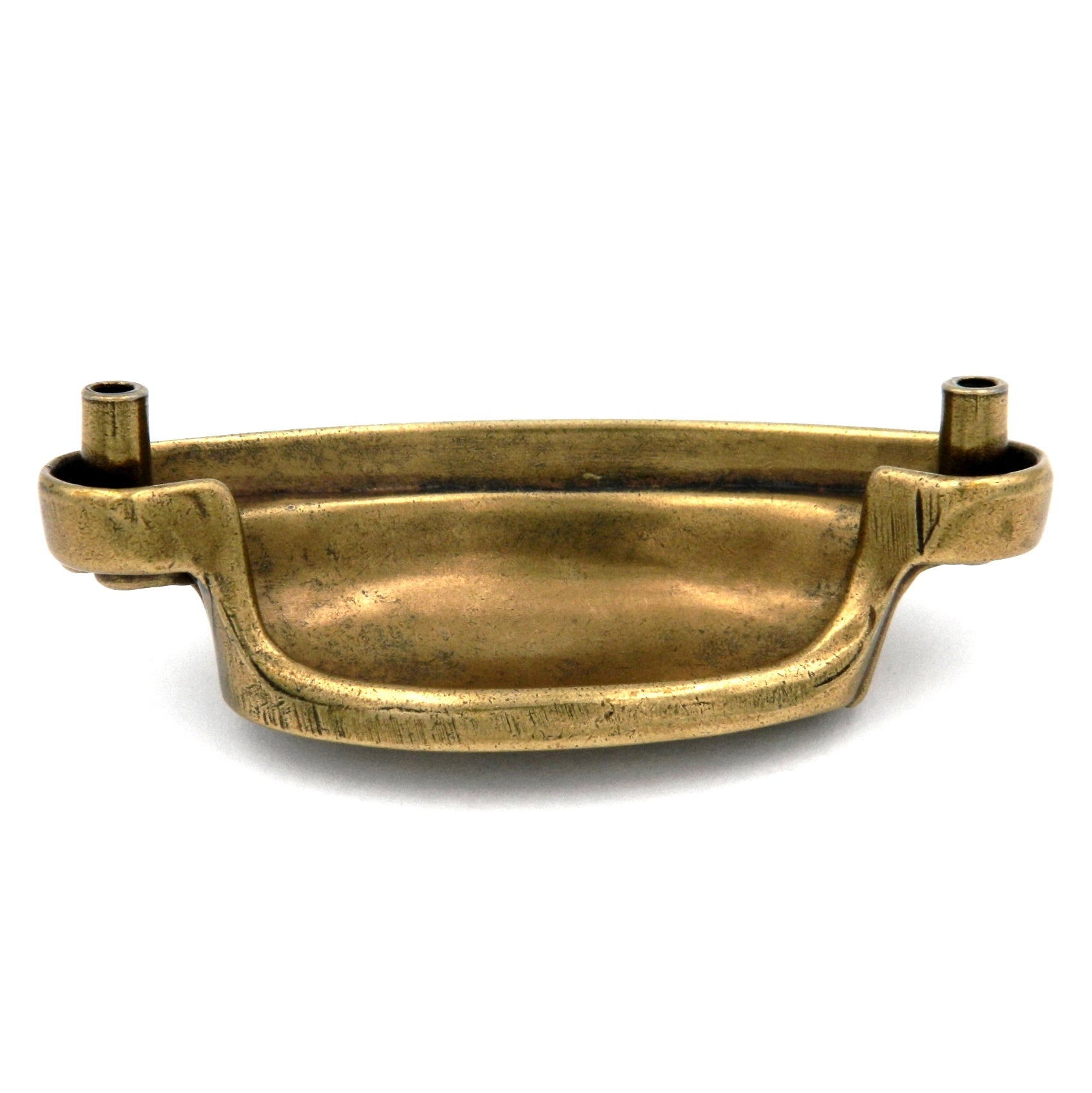 Hickory Hardware Lancaster Hand Polished Brass  3"cc Cup Pull P7308-LP