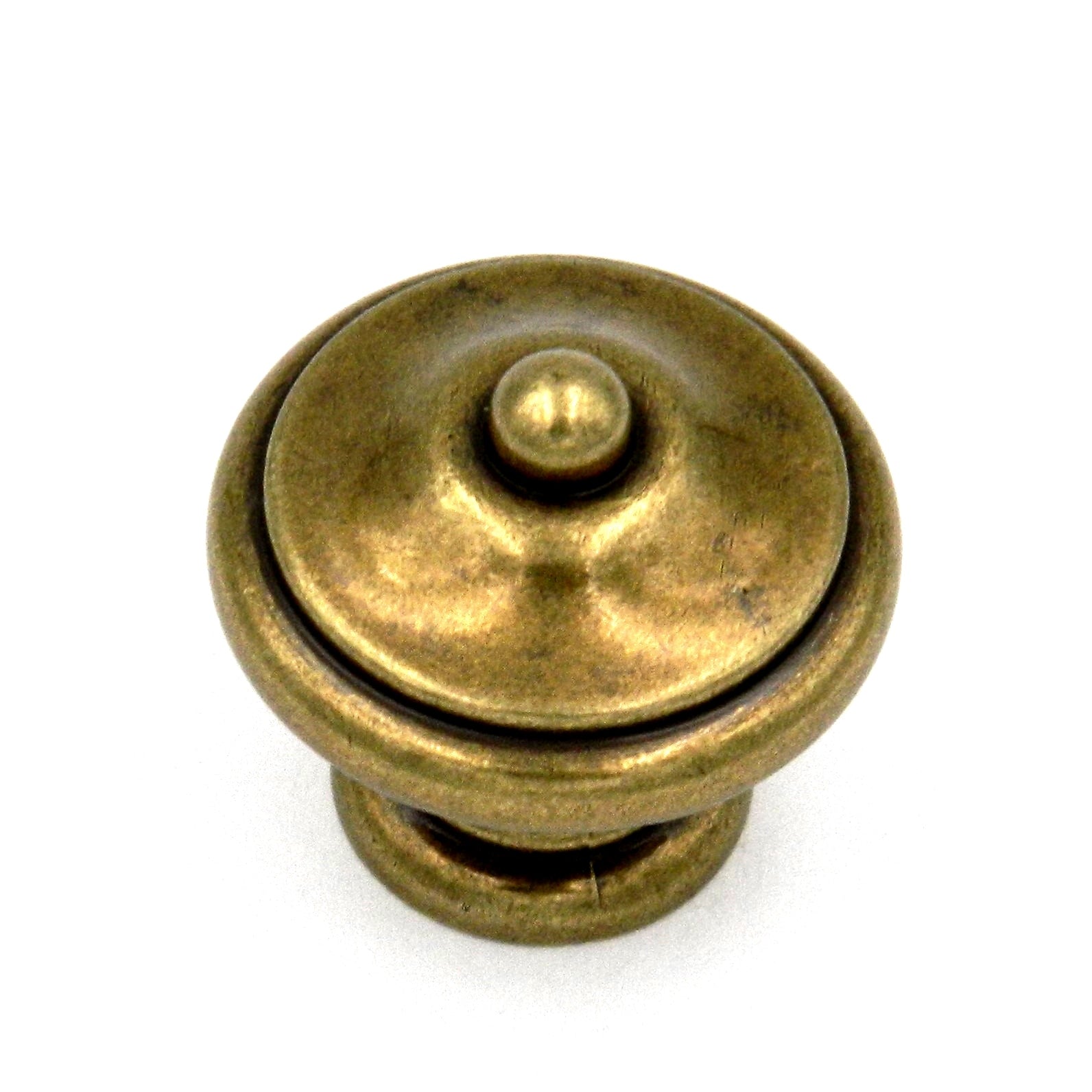 Hickory Hardware Touch of Spring Lancaster Hand Polished Brass Round 1 1/4" Cabinet Knob P7341-LP