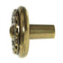 Belwith Tranquility Lancaster Brass 1 1/4" Decorative Cabinet Knob P7352-LP