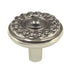 Belwith Silverado Satin Nickel 1 1/4" Decorative Cabinet Knob P7352-SN