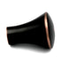 Hickory Hardware Metropolis Oil Rubbed Bronze Highlighted Round Fluted 1" Cabinet Knob P7520-OBH