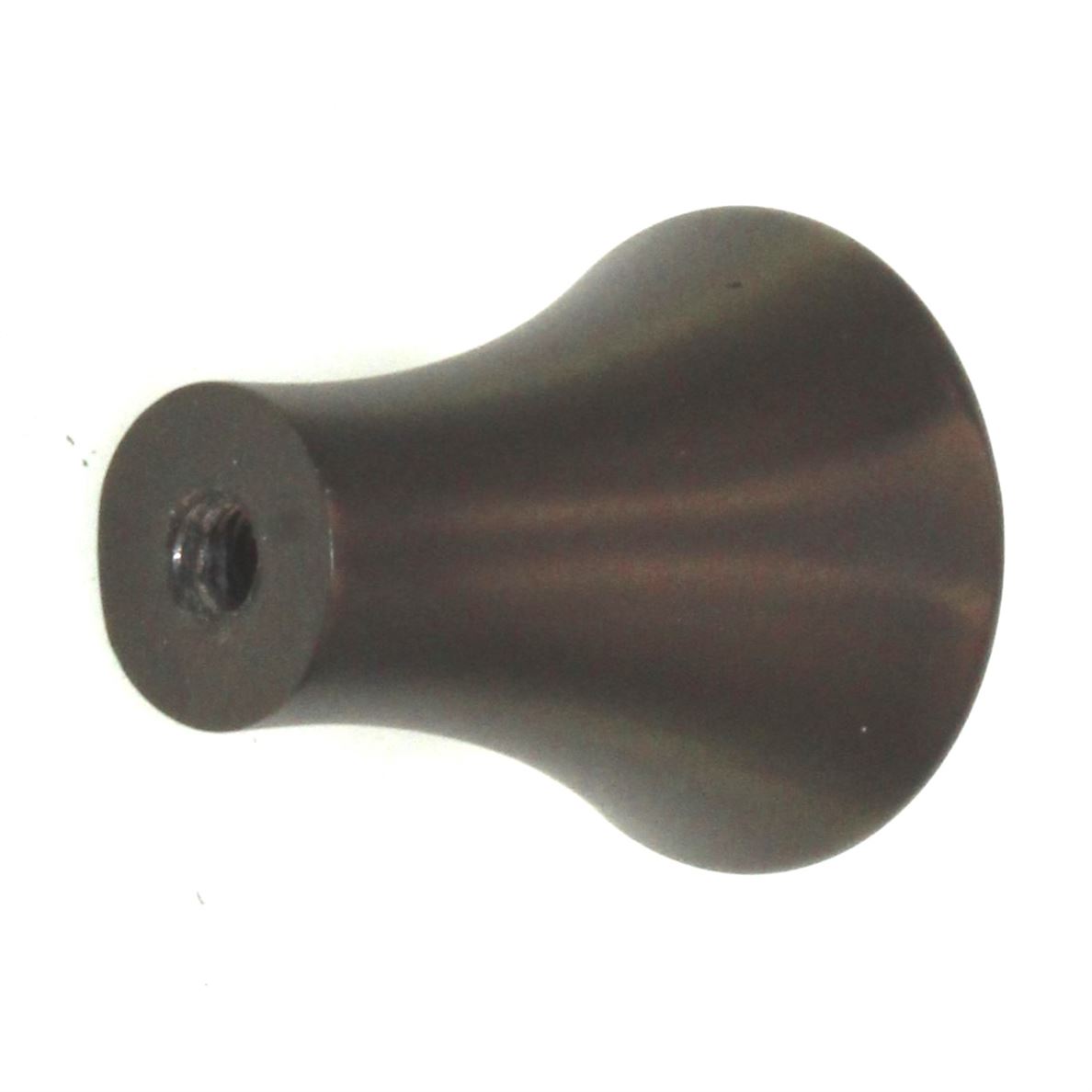 Hickory Hardware Euro Refined Bronze 1" Fluted Cabinet Knob P7520-RB