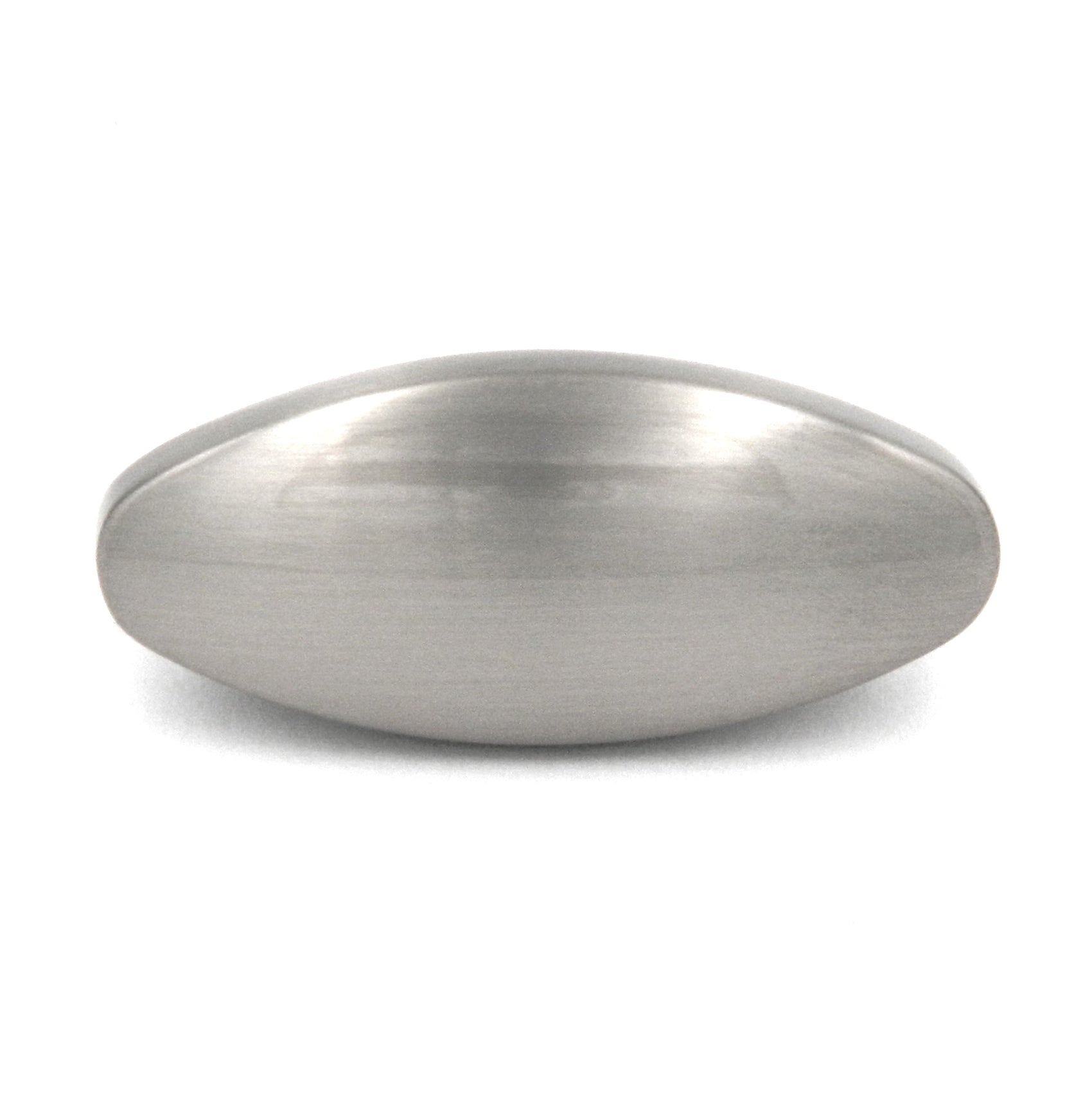 Hickory Hardware P7524-SN Metropolis 1 3/4" Satin Nickel Oval Cabinet Knob, 1"cc