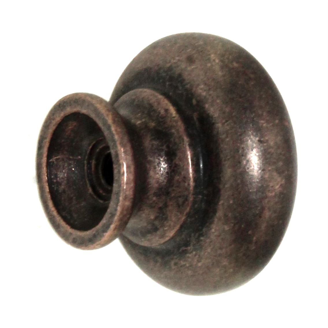 Hickory Hardware Cottage Dark Antique Copper 1 1/8" Round Cabinet Knob P770-DAC