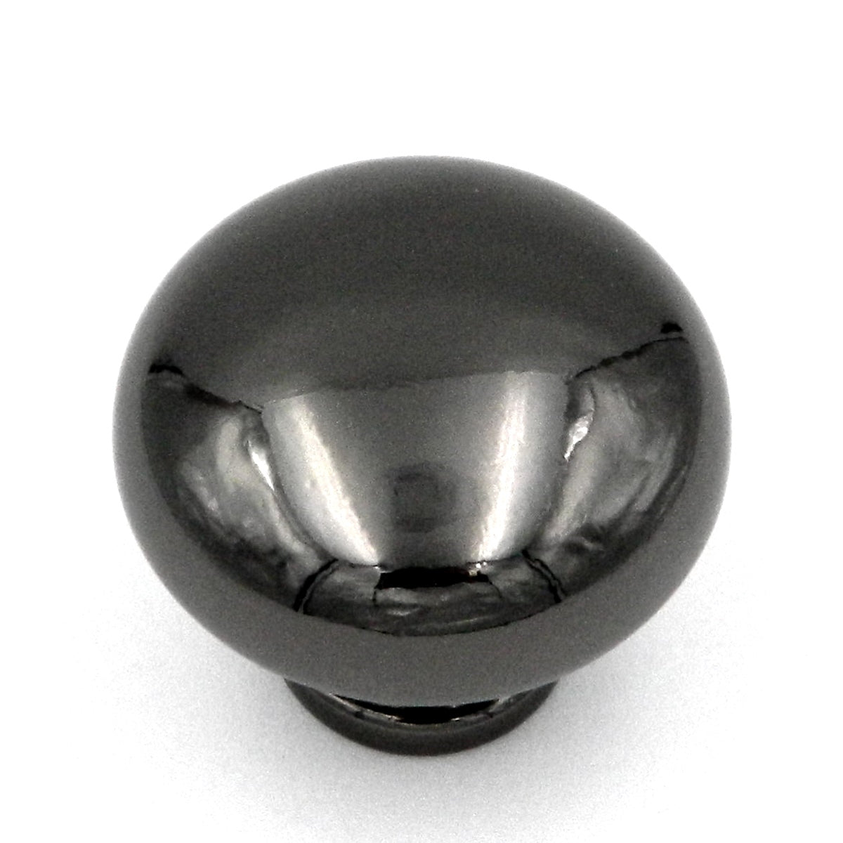 Hickory Williamsburg 1 1/4" Black Nickel Traditional Round Cabinet Knob P771-BLN