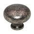 Hickory Hardware Cottage 1 1/4" Round Cabinet Knob Black Nickel Vibed P771-BNV