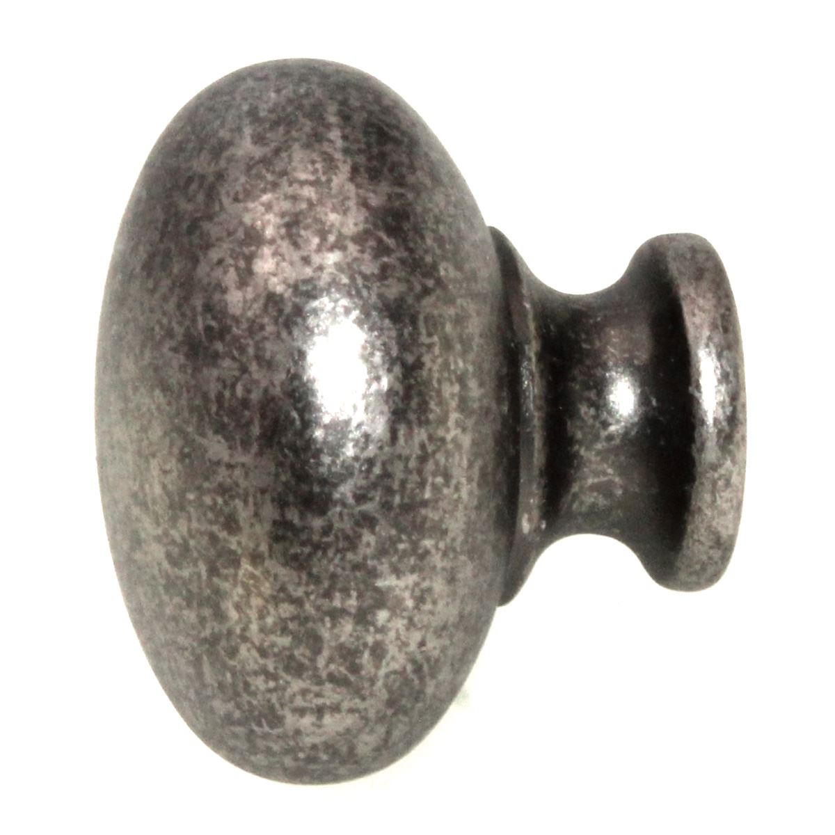 Hickory Hardware Cottage 1 1/4" Round Cabinet Knob Black Nickel Vibed P771-BNV