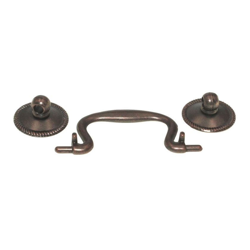 Hickory Hardware Manor House Antique Copper 2 1/2" Ctr. Bail Pull P8048-DAC