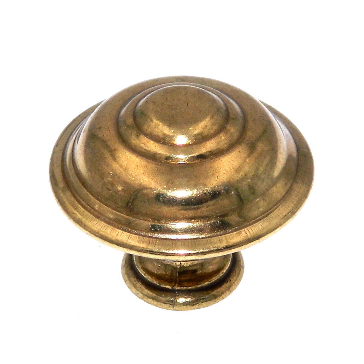 Belwith Manor House Lancaster Hand Polished Brass 1 1/4" Cabinet Knob P8103-LP