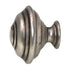 Hickory Hardware Manor House Silver Stone 1 1/4" Ringed Cabinet Knob P8103-ST