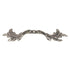 Hickory Hardware Manor House Silver Stone 3" Ctr. Drawer French Pull P8157-ST