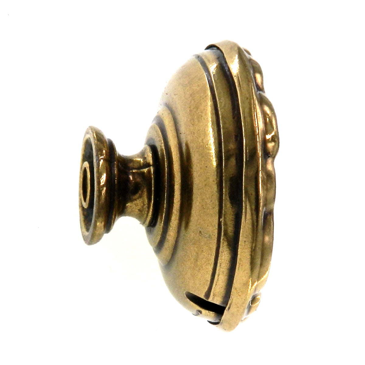 Belwith Manor House Lancaster Hand Polished Brass 1 1/2" Round Cabinet Knob 