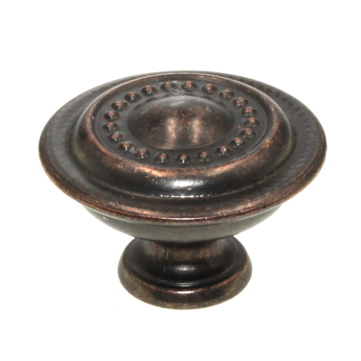 Hickory Hardware Manor House Dark Antique Copper 1 1/4" Cabinet Knob P8196-DAC