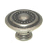 Hickory Hardware Manor House Silver Stone 1 1/4" Dotted Cabinet Knob P8196-ST