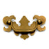 Hickory Manor House P8256-LP Lancaster Hand Polished Brass 3"cc Ornate Cabinet Bail Pull