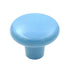 Hickory Hardware Midway 1 1/2" Lustre Blue Round Smooth Plastic Cabinet Knob P826-LB