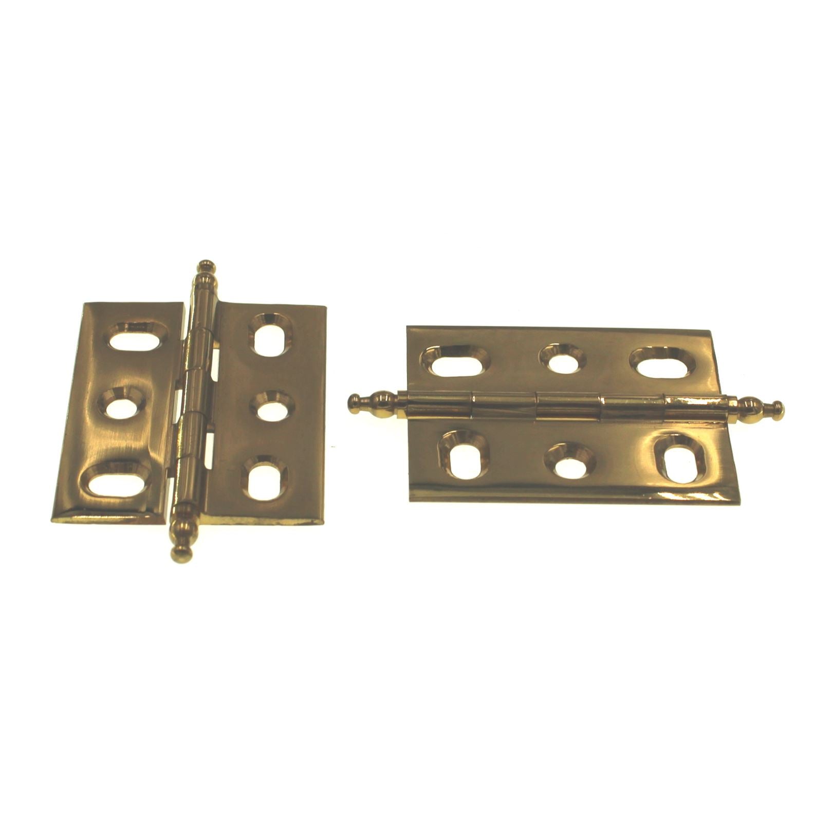 Belwith Mortise Hinges Solid Brass 2" Mortise Cabinet Butt Hinge Minaret Tip P8290-3