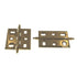 Belwith Mortise Hinges Solid Brass 2" Mortise Cabinet Butt Hinge Minaret Tip P8290-3