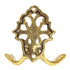 Hickory Hardware Queen Anne Brass Wall Mounted Double Prong Hook P83-LP