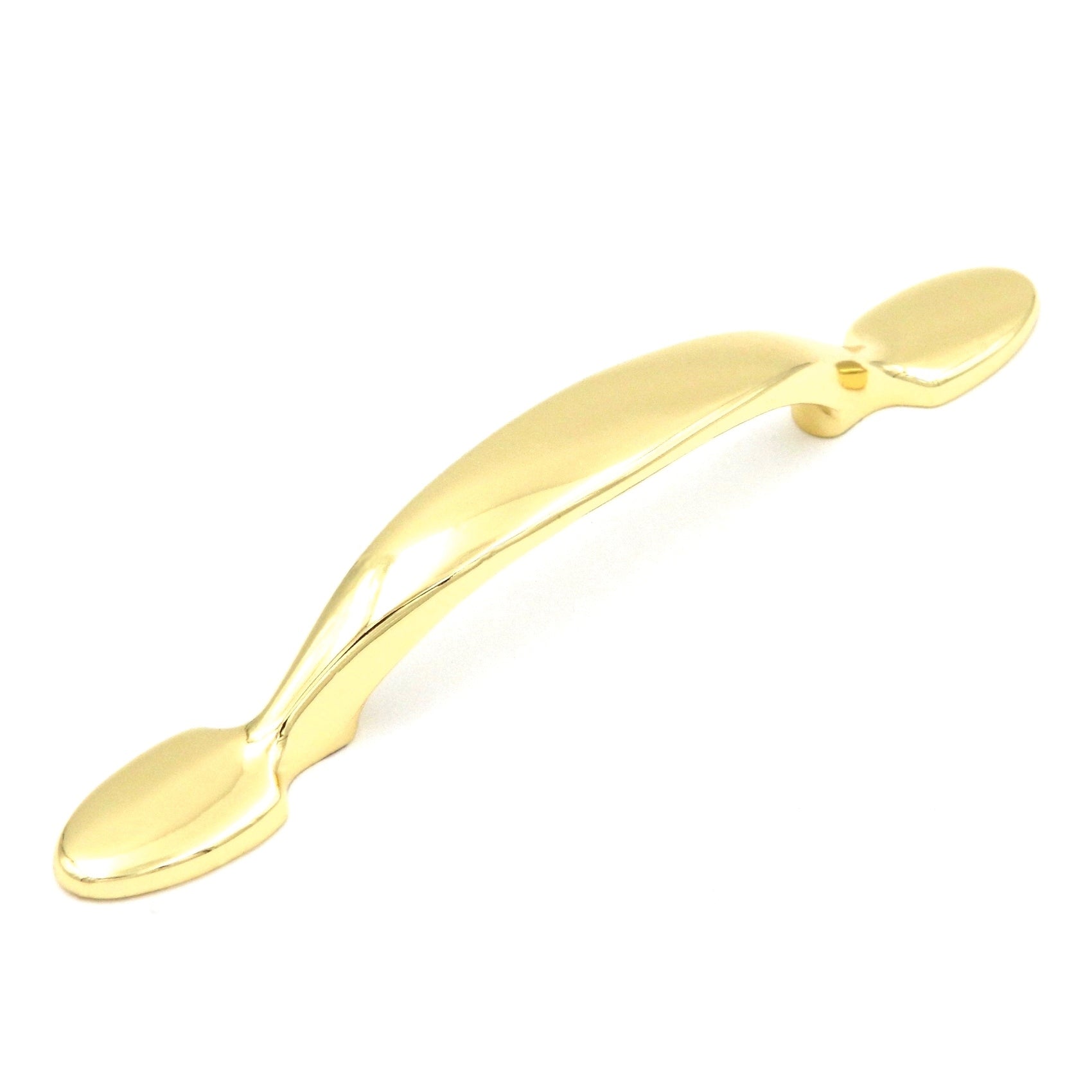 Hickory Hardware Polished Accents Ultra Brass 3"cc Cabinet Handle Pull P8310-UB