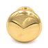 Hickory Hardware Manor House Polished Brass Round Flat Top 1 1/4" Solid Brass Cabinet Knob P9119