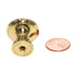 Belwith Keeler Period Brass 1" Ringed Solid Brass Cabinet Knob P9152